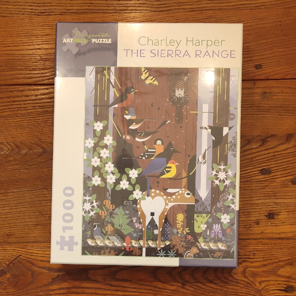 Pomegranate Charley Harper ArtPiece Puzzle The Sierra Range New In Wrapper 1000